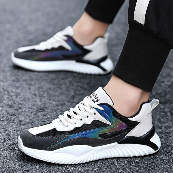 sneakers men lace up solid color male shoes stretch febric mesh shallow flats breathable confort casual fashion sports shoes
sneakers men lace up solid color male shoes stretch febric mesh shallow flats breathable confort casual fashion sports shoes