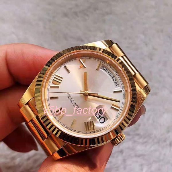 men's watch watches 228238 218238 228398silver dial 40mm stainless steel asia eta 2813 movement automatic mens watch watches, Slivery;brown
men's watch watches 228238 218238 228398silver dial 40mm stainless steel asia eta 2813 movement automatic mens watch watches, Slivery;brown