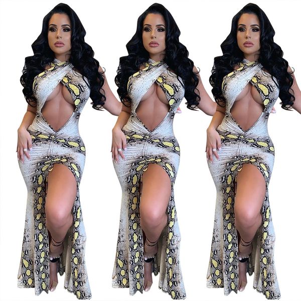 nightclub women's clothing europe and the united states split fashion halter evening & club dress, White;black
nightclub women's clothing europe and the united states split fashion halter evening & club dress, White;black