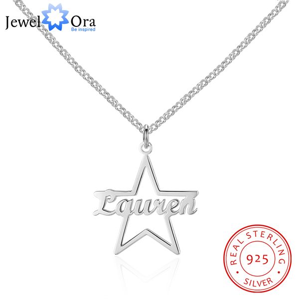 custom made name star necklace & pendants personalized real 925 sterling silver nameplate gift for mother (jewelora ne101574 
custom made name star necklace & pendants personalized real 925 sterling silver nameplate gift for mother (jewelora ne101574