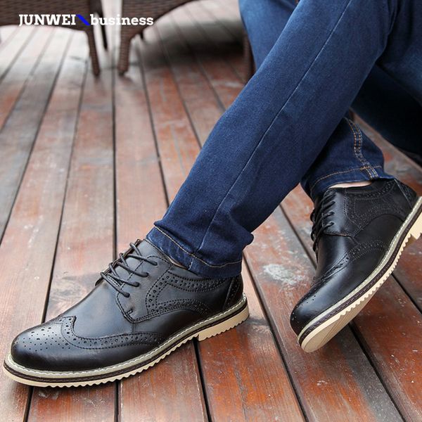 fashion outdoor oxfords brogue brand casual shoeslace up genuine leather for men flats shoes l5 lace, Black
fashion outdoor oxfords brogue brand casual shoeslace up genuine leather for men flats shoes l5 lace, Black