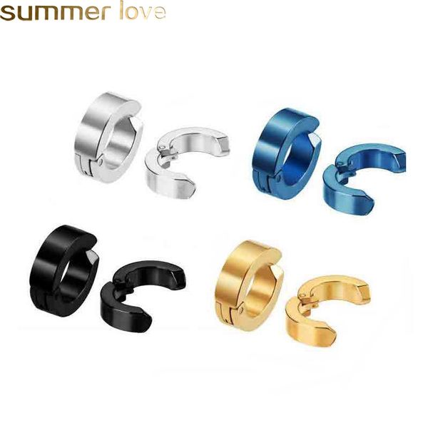 5 colors stainless steel clip earrings non piercing punk earring for men women silver black blue golden classic charm elegant jewelry
5 colors stainless steel clip earrings non piercing punk earring for men women silver black blue golden classic charm elegant jewelry