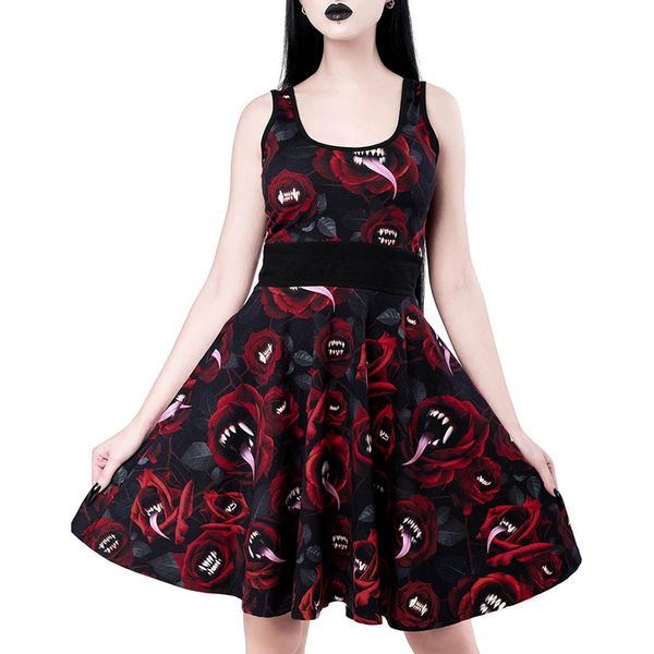 imily bela gothic devil print mini dress women casual sleeveless high waist o-neck above knee a-line dress plus size vestidos, Black;gray
imily bela gothic devil print mini dress women casual sleeveless high waist o-neck above knee a-line dress plus size vestidos, Black;gray