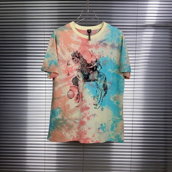 men's and women's t-shirt splicing printing short sleeve early spring new double strand fine cotton fabric digital printing proces, White;black
men's and women's t-shirt splicing printing short sleeve early spring new double strand fine cotton fabric digital printing proces, White;black