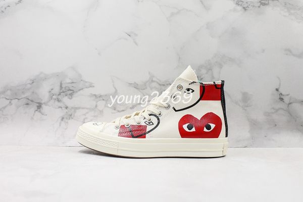 cdg play 1970s customer graffiti chuck classic canvas big eyes high dot heart mens women skate casual shoes fashion designer sneakers, Black
cdg play 1970s customer graffiti chuck classic canvas big eyes high dot heart mens women skate casual shoes fashion designer sneakers, Black