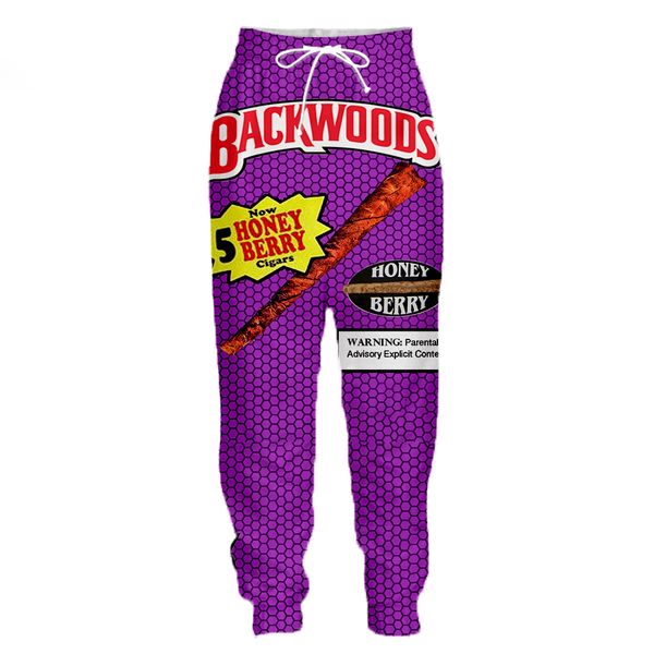 new men/womens backwoods honey berry blunts funny 3d print fashion tracksuits hip hop pants, Black
new men/womens backwoods honey berry blunts funny 3d print fashion tracksuits hip hop pants, Black