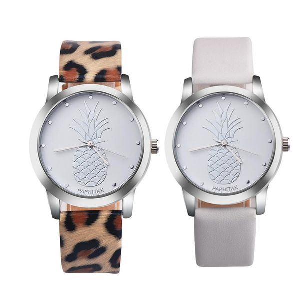 2020 pineapple women watches sport pu leather relogio feminino quartz female gift watch relogio wristwatch bracelet, Slivery;brown
2020 pineapple women watches sport pu leather relogio feminino quartz female gift watch relogio wristwatch bracelet, Slivery;brown