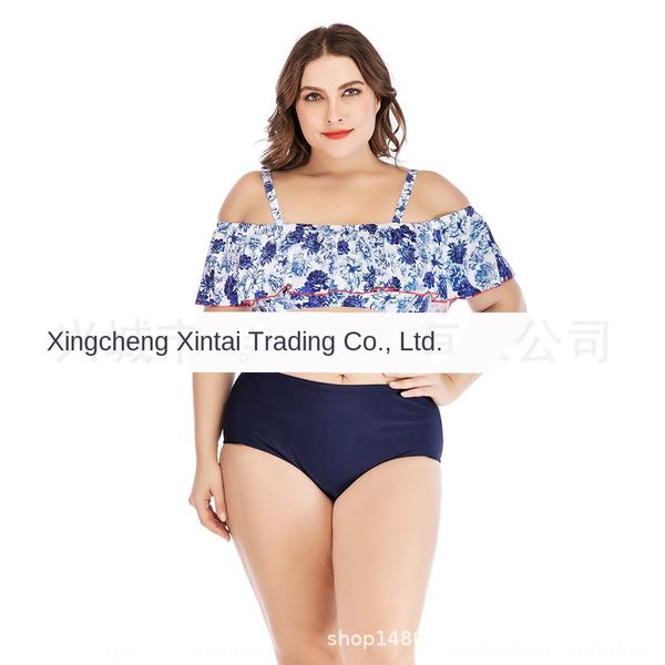 19 large size split bikini swimsuit plus fat one-shoulder bikini swimsuit, White;black
19 large size split bikini swimsuit plus fat one-shoulder bikini swimsuit, White;black