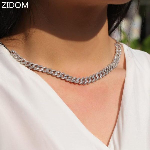 women hip hop iced out bling chain necklace micro pave cz stone adjustable cuban chain hiphop necklace fashion jewelry, Silver
women hip hop iced out bling chain necklace micro pave cz stone adjustable cuban chain hiphop necklace fashion jewelry, Silver