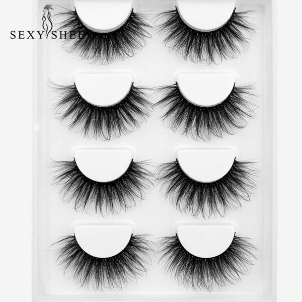 4 pairs natural false eyelashes handmade fake lashes long makeup 3d mink lashes extension eyelash mink eyelashes for beauty
4 pairs natural false eyelashes handmade fake lashes long makeup 3d mink lashes extension eyelash mink eyelashes for beauty