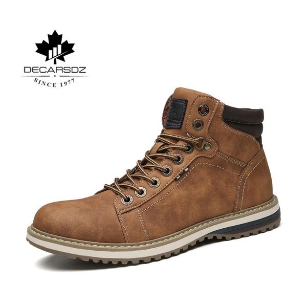 men casual boots men 2019 outdoor fashion ankle botas hombre brand new comfy walking basic boots man lace-up leather men's, Black
men casual boots men 2019 outdoor fashion ankle botas hombre brand new comfy walking basic boots man lace-up leather men's, Black