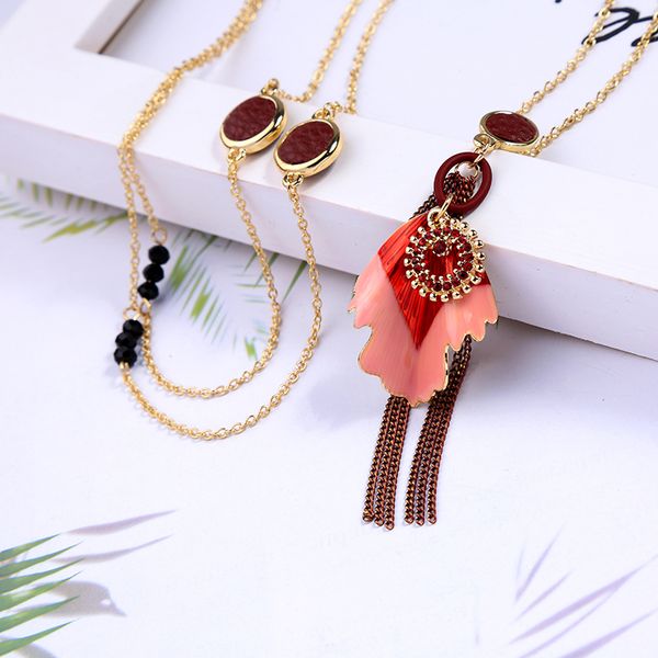 cute women pendant necklace imitation leather flower enamel resin crystal pendant necklace for women fashion jewelry gift access, Silver
cute women pendant necklace imitation leather flower enamel resin crystal pendant necklace for women fashion jewelry gift access, Silver