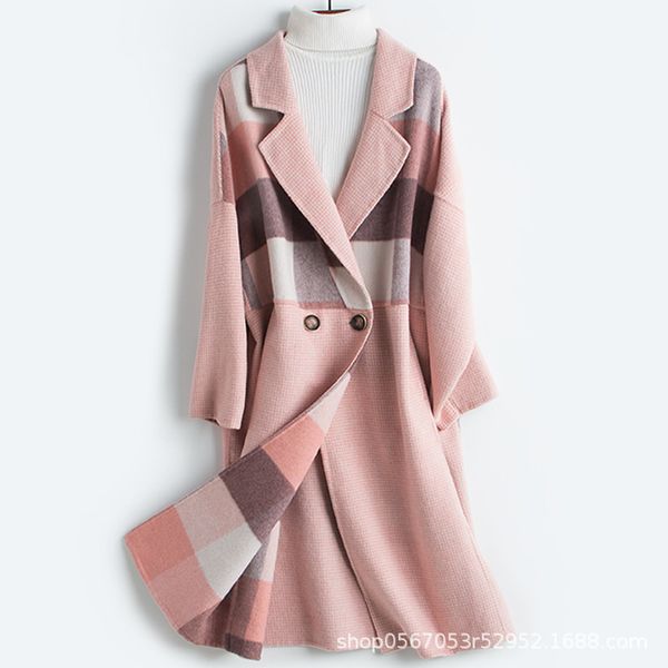 2020 new wool coat women korean plaid coat double-sided jacket fashion woolen ladies coats and jackets abrigo mujer 887306 yy463, Black
2020 new wool coat women korean plaid coat double-sided jacket fashion woolen ladies coats and jackets abrigo mujer 887306 yy463, Black