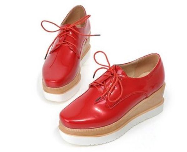 2019 women's shoes in spring and autumn with new style slope heel thick bottom waterproof table square head @2086, Black
2019 women's shoes in spring and autumn with new style slope heel thick bottom waterproof table square head @2086, Black