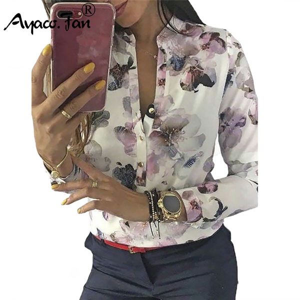 fashion floral print buttons 2019 new spring summer long sleeve blouses casual lady holiday clothes boho blusas female, Black
fashion floral print buttons 2019 new spring summer long sleeve blouses casual lady holiday clothes boho blusas female, Black
