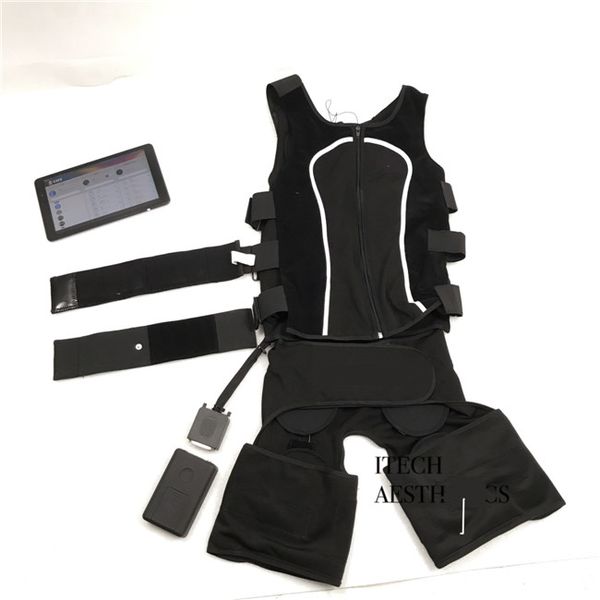 home use wireless ems fitness device muscle building training equipment fitness suit black color personal training by yourself, Black;white
home use wireless ems fitness device muscle building training equipment fitness suit black color personal training by yourself, Black;white