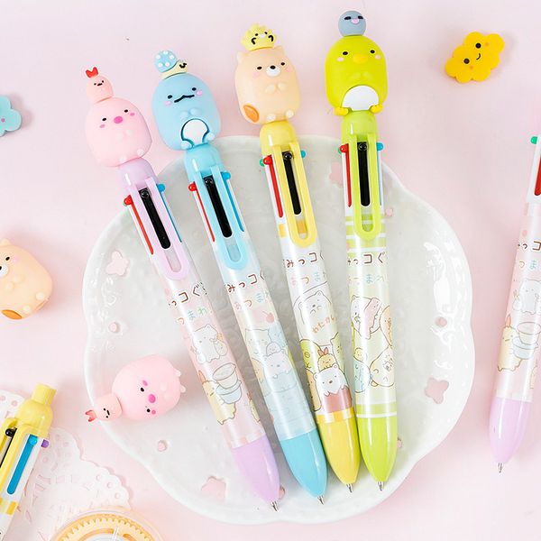 animal 6 color ballpoint pen girl heart cartoon multicolor corner creature press ballpoint pen, Blue;orange
animal 6 color ballpoint pen girl heart cartoon multicolor corner creature press ballpoint pen, Blue;orange
