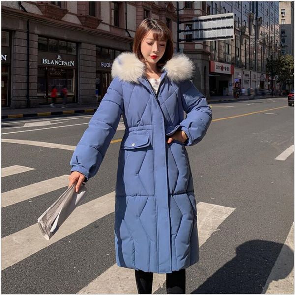 winter women coat long cotton parkas large fur collar hooded casual padded warm jackets wadded snow overcoat r260, Tan;black
winter women coat long cotton parkas large fur collar hooded casual padded warm jackets wadded snow overcoat r260, Tan;black