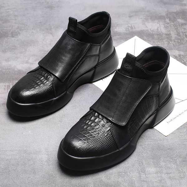 autumn men walking shoes hook & loop young boy casual shoes black casual men genuine leather sneakers
autumn men walking shoes hook & loop young boy casual shoes black casual men genuine leather sneakers