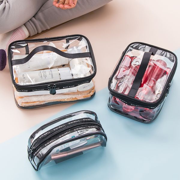 pvc women's transparent cosmetic storage bags travel waterproof clear wash organizer beauty makeup case accessories supplies
pvc women's transparent cosmetic storage bags travel waterproof clear wash organizer beauty makeup case accessories supplies