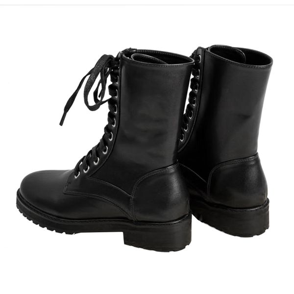 thick bottom new womens martin half ankle autumn winter boots motorcycle knight original packaging real leather cool boot shoes size 35-40, Black
thick bottom new womens martin half ankle autumn winter boots motorcycle knight original packaging real leather cool boot shoes size 35-40, Black