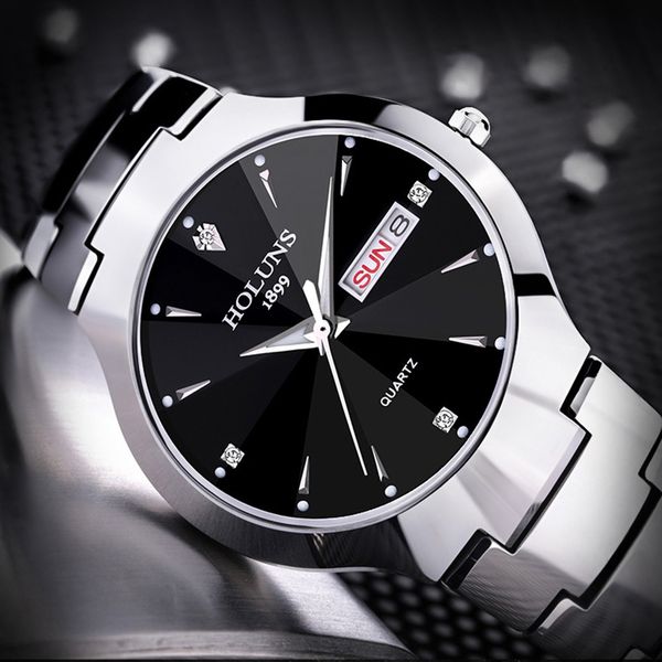 holuns mens watches fashion elegant lovers watch tungsten steel waterproof quartz wristwatch montre femme, Slivery;brown
holuns mens watches fashion elegant lovers watch tungsten steel waterproof quartz wristwatch montre femme, Slivery;brown