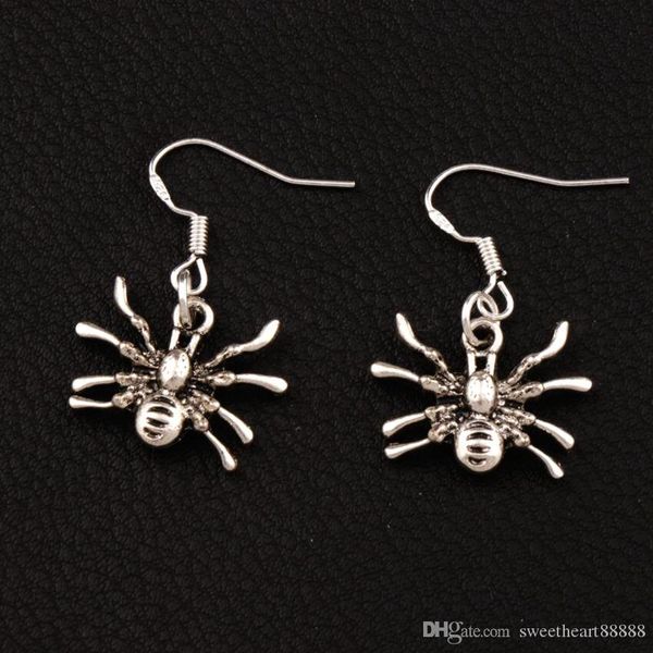 crawling spider earrings 925 silver fish ear hook 40pairs/lot antique silver chandelier e037 19.4x29mm
crawling spider earrings 925 silver fish ear hook 40pairs/lot antique silver chandelier e037 19.4x29mm