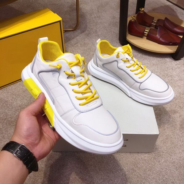2020 mens luxury f designer casual shoes white yellow mesh leather men brand runner low fashion leisure shoes with box, Black
2020 mens luxury f designer casual shoes white yellow mesh leather men brand runner low fashion leisure shoes with box, Black