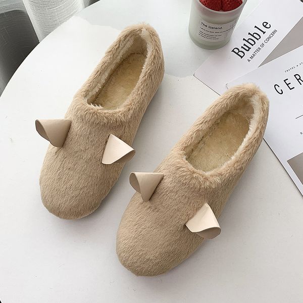 pea shoes female flat bottom suede hair ball women's shoes driving soft soft a pedal comfortable u12-83, Black
pea shoes female flat bottom suede hair ball women's shoes driving soft soft a pedal comfortable u12-83, Black