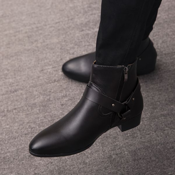 2019 fashion genuine leather men waterproof boots men casual shoes fashion ankle boots for high winter, Black
2019 fashion genuine leather men waterproof boots men casual shoes fashion ankle boots for high winter, Black