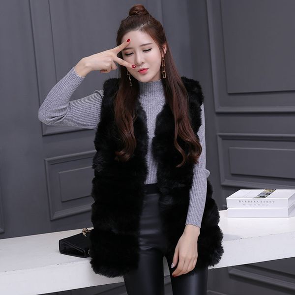 faux fur coat winter women 2020 fashion casual sleeveless faux fur vest winter coats women casaco feminino red wine j45, Black
faux fur coat winter women 2020 fashion casual sleeveless faux fur vest winter coats women casaco feminino red wine j45, Black