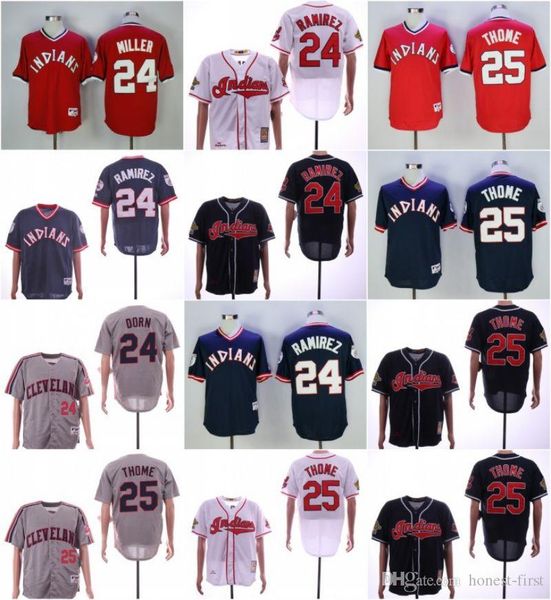 Cheap news Cleveland 24# MILLER 25# THOME White Blue Red Grey Retro Baseball News Shirt Stitched
Cheap news Cleveland 24# MILLER 25# THOME White Blue Red Grey Retro Baseball News Shirt Stitched