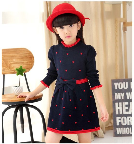 girls winter warm dress fashion a-line cute sweater dresses knitted long sleeve o neck children clothing dress, Blue
girls winter warm dress fashion a-line cute sweater dresses knitted long sleeve o neck children clothing dress, Blue