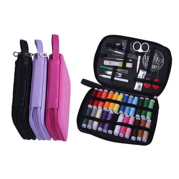 15pcs/set portable travel sewing box sewing kit tools needles thread stitching quilting accessories home organizer, Black
15pcs/set portable travel sewing box sewing kit tools needles thread stitching quilting accessories home organizer, Black