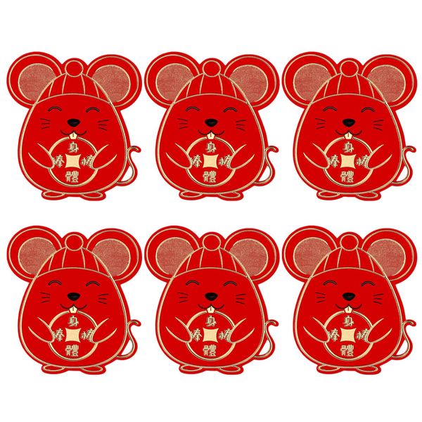 6 pcs 2020 rat year creative envelope red money pockets cartoon pattern traditional chinese new year red envelope fortune money
6 pcs 2020 rat year creative envelope red money pockets cartoon pattern traditional chinese new year red envelope fortune money