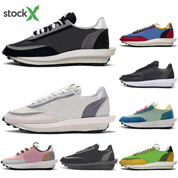 with socks sacai x ldv waffle black grey running shoes for men women varsity blue fashion designer breathe mens trainer sport sneaker, White;red
with socks sacai x ldv waffle black grey running shoes for men women varsity blue fashion designer breathe mens trainer sport sneaker, White;red