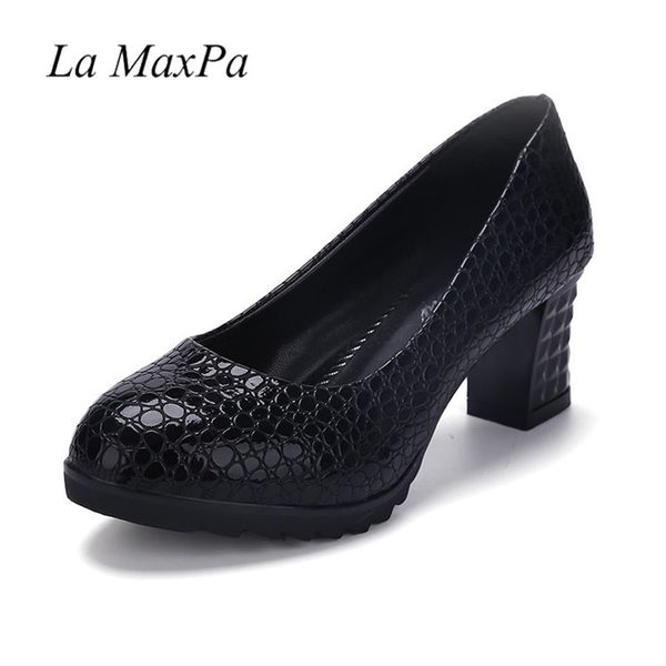 la maxpa autumn high heels russian shoes for women pumps patent leather platform party wedding shoes size 35- 40 casual shoes, Black
la maxpa autumn high heels russian shoes for women pumps patent leather platform party wedding shoes size 35- 40 casual shoes, Black