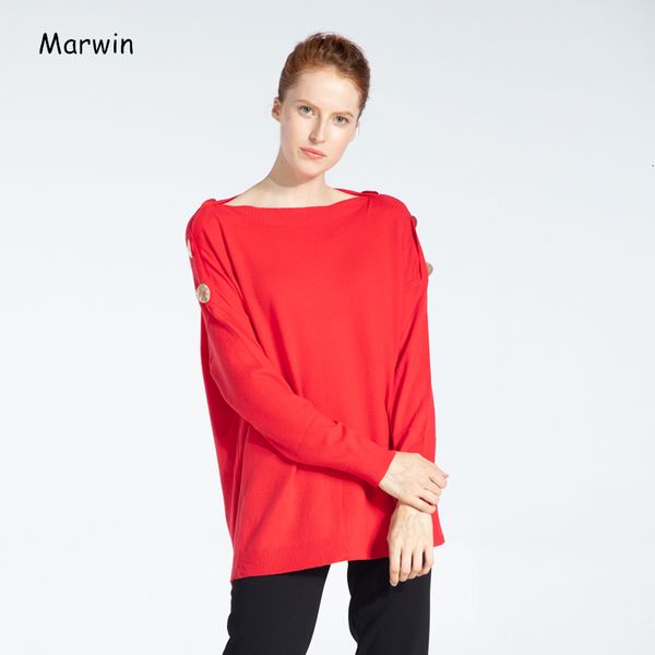 marvin winter 2019 hard and loose slant neck button street office style women's sweaters soft women's drops, Black
marvin winter 2019 hard and loose slant neck button street office style women's sweaters soft women's drops, Black