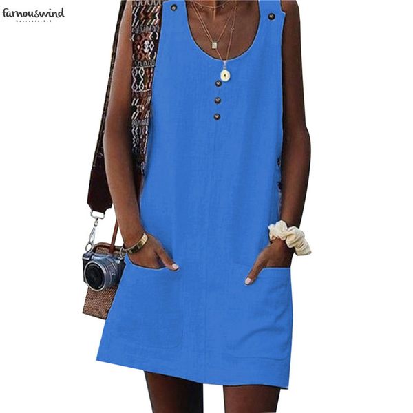 button tank solid dress women sleeveless pockets casual cotton dress summer beach sundress 2019 short a line dresses white ladies, Black;gray
button tank solid dress women sleeveless pockets casual cotton dress summer beach sundress 2019 short a line dresses white ladies, Black;gray