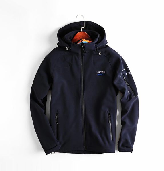 men outdoor softshell hooded jacket warm hiking camping cycling jacket mens windproof breathable coat hoodies fleece windbreaker, Blue;black
men outdoor softshell hooded jacket warm hiking camping cycling jacket mens windproof breathable coat hoodies fleece windbreaker, Blue;black