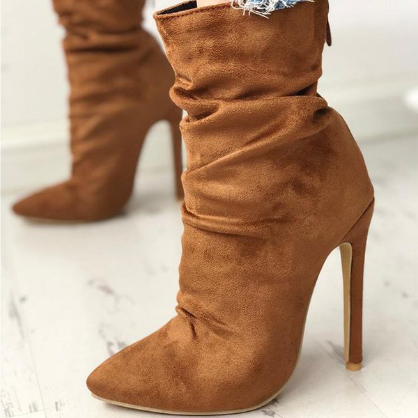 sarairis 2020 plus size 43 customize shoes ankle boots woman shoes thin high heels pointed toe women boots female, Black
sarairis 2020 plus size 43 customize shoes ankle boots woman shoes thin high heels pointed toe women boots female, Black