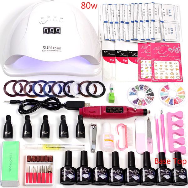 36/48/80w nail art manicure tools uv nail lamp base coat soak off gel varnish polish manicure set for acrylic kit
36/48/80w nail art manicure tools uv nail lamp base coat soak off gel varnish polish manicure set for acrylic kit