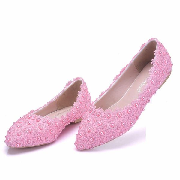 women flats 2019 fashion women casual shoes pearl flat shoes loafers flats pink, Black