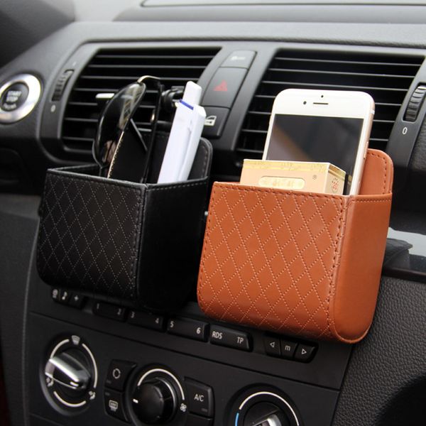 universal car mobile phone holder in automobile interior accessories car organizer box bag air outlet dashboard hanging leather
universal car mobile phone holder in automobile interior accessories car organizer box bag air outlet dashboard hanging leather