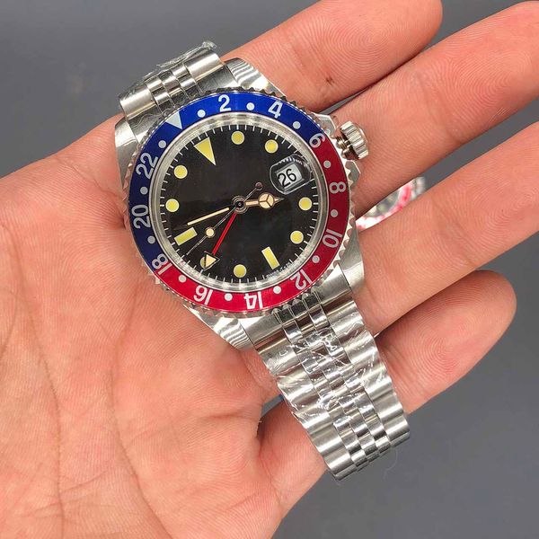 Luxury Watch High Quality Watch DP Factory Maker Vintage GMT Work Pepsi Titanium Bezel 2813 Movement Mechanical Automatic Mens Watches 40mm
Luxury Watch High Quality Watch DP Factory Maker Vintage GMT Work Pepsi Titanium Bezel 2813 Movement Mechanical Automatic Mens Watches 40mm