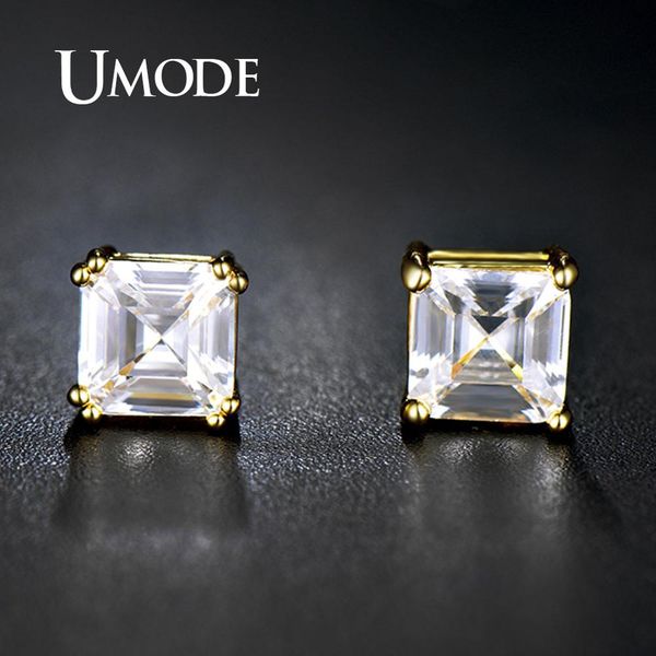 umode square 2.5ct clear cubic zirconia stud earrings yellow gold earring wedding fashion luxury jewelry femme gifts ue0187a, Golden;silver
umode square 2.5ct clear cubic zirconia stud earrings yellow gold earring wedding fashion luxury jewelry femme gifts ue0187a, Golden;silver
