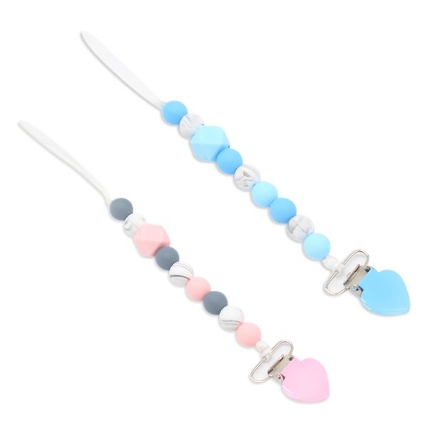 2 pcs baby pacifier clip chain colorful love heart silicone dummy pacifier clip chain baby soother chew silicone teether b
2 pcs baby pacifier clip chain colorful love heart silicone dummy pacifier clip chain baby soother chew silicone teether b
