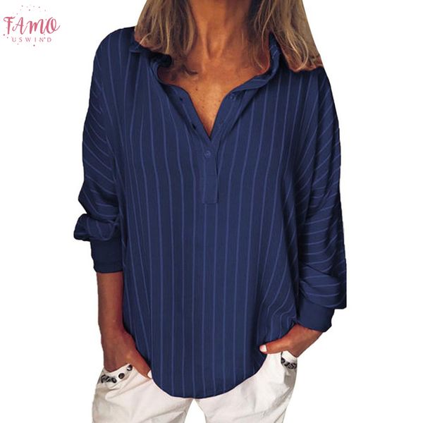 fashion summer woman blouses stripe loose casual striped button lapel girl long sleeve shirt blouse button female clothing, White
fashion summer woman blouses stripe loose casual striped button lapel girl long sleeve shirt blouse button female clothing, White