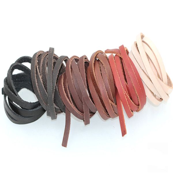 genuine leather first layer 5mm leather strips bracelet necklace bags drawstring material handmade, Black;white
genuine leather first layer 5mm leather strips bracelet necklace bags drawstring material handmade, Black;white