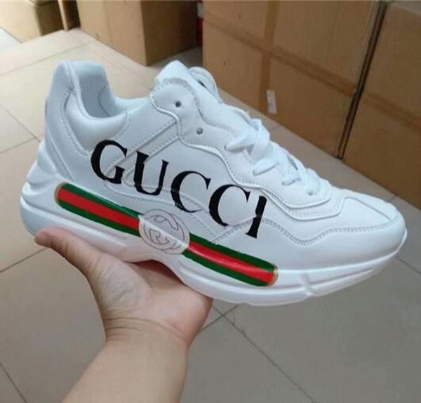 2019 new White Black Men and Women Luxurious Brand Sneakers Loafers Fashion G Low Lace Casual Shoes Outdoor G Unisex Designers Shoes 36-44
2019 new White Black Men and Women Luxurious Brand Sneakers Loafers Fashion G Low Lace Casual Shoes Outdoor G Unisex Designers Shoes 36-44